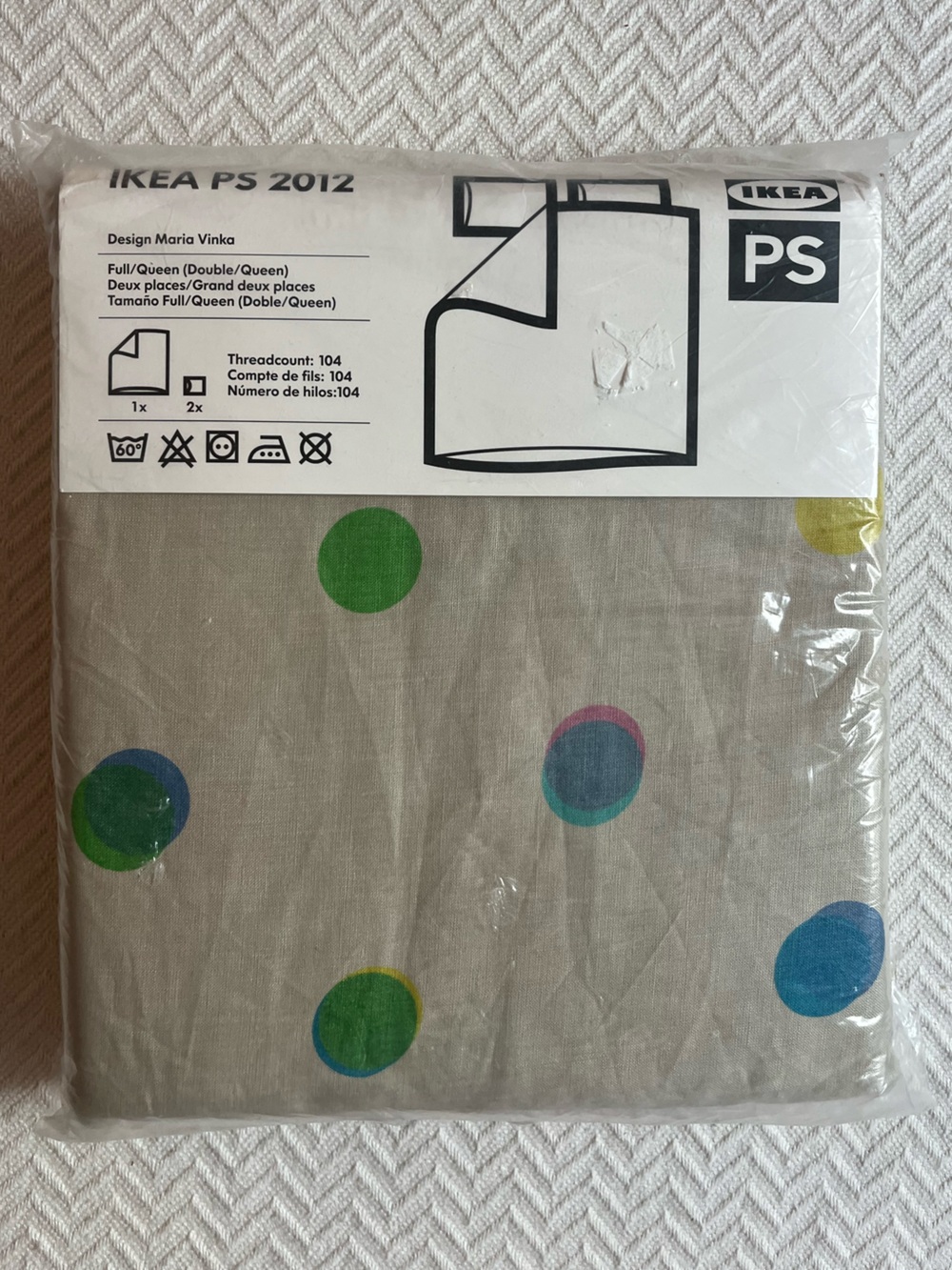 Ikea PS 2012 Maria Vinka Linen Duvet Cover Set